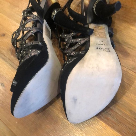 **Cute!! Christian Dior Open Toe Sandals Size 9** - Picture 5 of 6